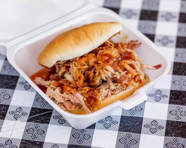 Pulled Pork Sandwich.